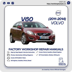 Volvo V60 Workshop Repair Manual PDF Download